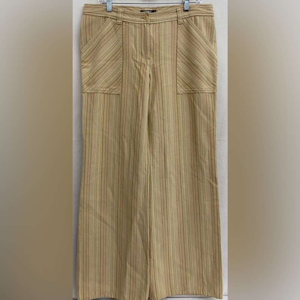 LAUNDRY Wide Leg Striped Casual PantsWomen's Size 12